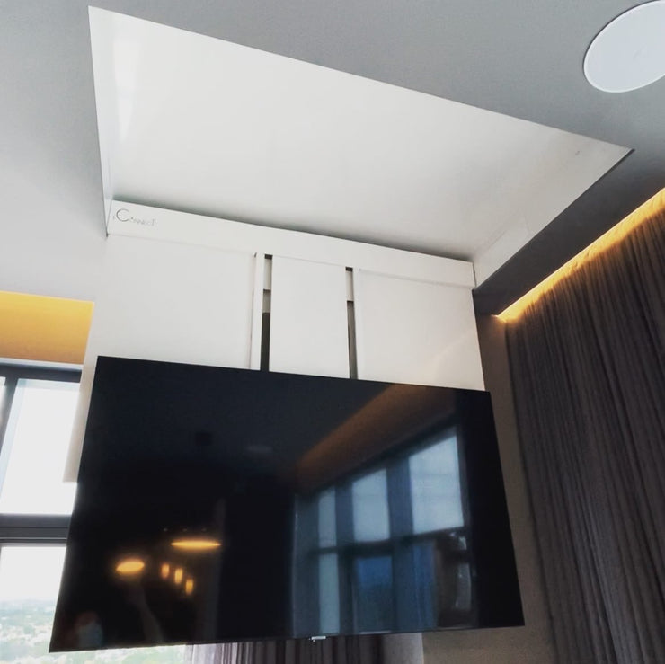 Fold Down Ceiling TV Lift 77 + Extension